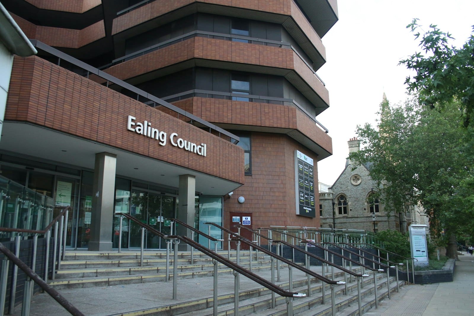 Ealing Council building in west London, a local authority of the kind that runs a Local Government Pension Scheme fund